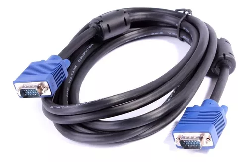 Cable Vga Vga Negro Filtro Azul 15 Metros Monitor