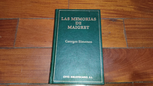 Las Memorias De Maigret- G.simenon- Cdto Bibliotecario