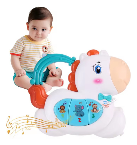 Caballito Musical Didactico De Colores