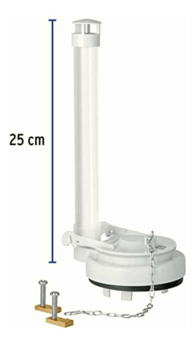 Foset Vw-011, Válvula De Descarga Para Wc De 1 Pza, Cadena