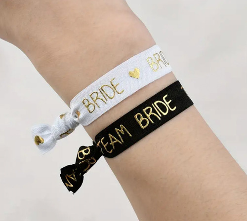 5 Pulseras Hora Loca Despedida Soltera Bride To Be Team