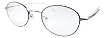 Comprar Lentes Monturas Redondas Marco Negro Y Plateada