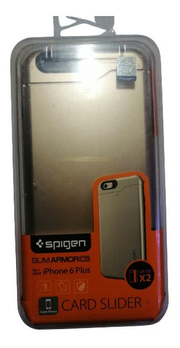 Forro Protector Spigen Armor iPhone 6/6s Plus Porta Tarjeta