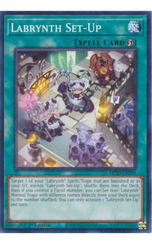 Tarjeta Yugioh Labrynth Set-up Mp23-en234 Common