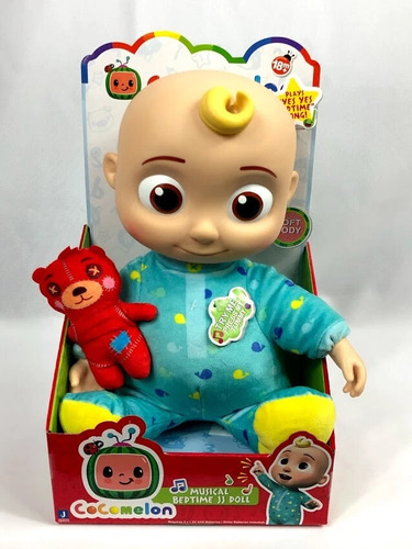 Jazwares Cocomelon Musical Bedtime Jj Muñeca De Niña