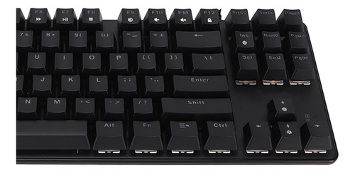 Teclado Mecânico De 87 Teclas, Azul, Luz De Fundo Rgb, Duas