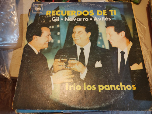 Los Panchos Recuerdos De Ti Vinyl,lp,acetato 
