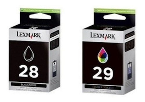 Cartuchos Lexmark 28 Negro + 29 Color Originales