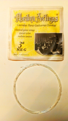 Cuerda Individual De Nylon 3ra (sol) Para Guitarra Clásica