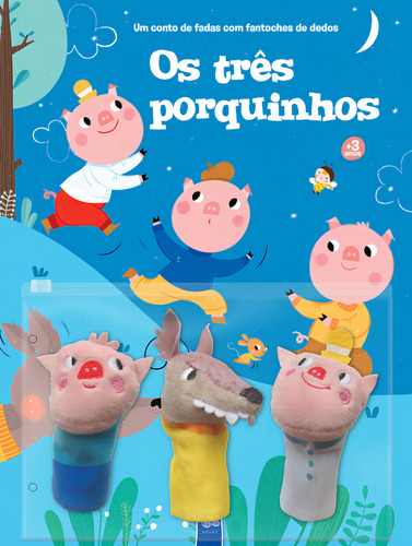 Um Conto De Fadas Com Fantoches De Dedos: Os Três Porquinhos, De Editores Da Yoyo Books., Vol. 1. Editorial Yoyo, Capa Mole, Edição 1 Em Português, 2024