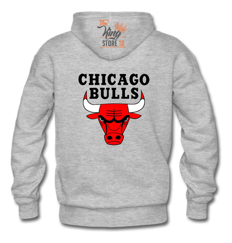 Poleron Con Cierre, Chicago Bulls, Basketball, Nba, Deporte, Fans, Xxxl