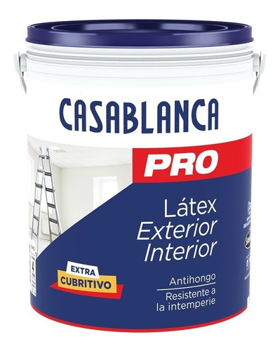 Casablanca Pro Pintura Látex Interior Exterior X 10 Lts