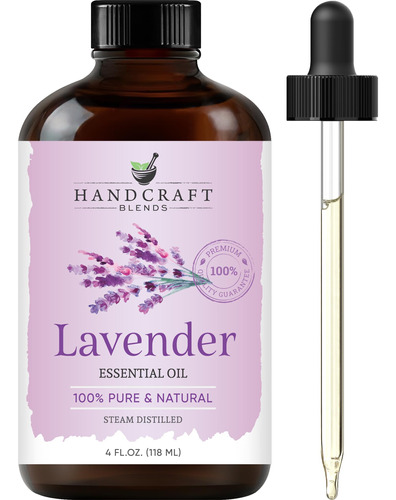 Handcraft Lavender Essential Oil - Huge 4 Oz - 100% Pure & N