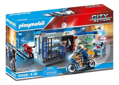 Playmobil 70568 City Action Policia Escape De La Prision