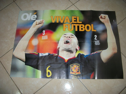 Revi Poster - Messi - Iniesta - Griezman - Neymar - Ronaldo (Usado)