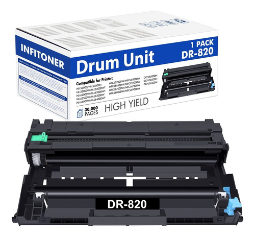 Dr820 Dr-820 Dr 820 Reemplazo Compatible Con Brother Dr820 .