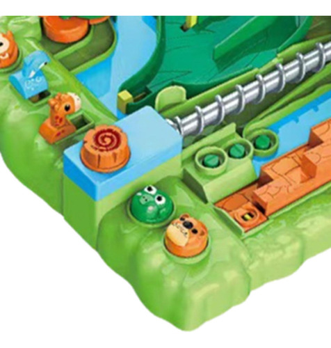 Pista De Carreras De, Juego Familiar, Bloques De Verde