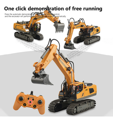 Excavadora De Control Remoto D Rc Toy 1:20 Rc Excavator Toy