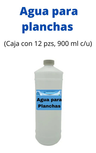 Agua Para Planchas 12 Pack