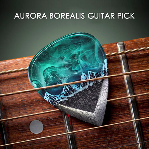 Púa De Guitarra Guitar Touch Luminous Pick De Resina Epoxi N