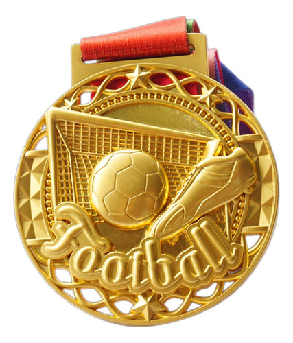 2 Medallas De Fútbol Trofeos De Participación Del Equipo