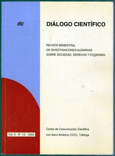 Dialogo Cientifico Revista De Investigaciones Alemanas 2000