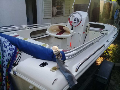 Lancha Bahamas 400 + Yamaha 15hp 2t Como Nueva Oportunidad