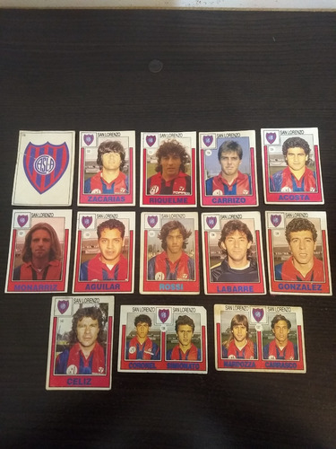 San Lorenzo 13 Figurita Sin Repetir Album Futbol 92 Escudo