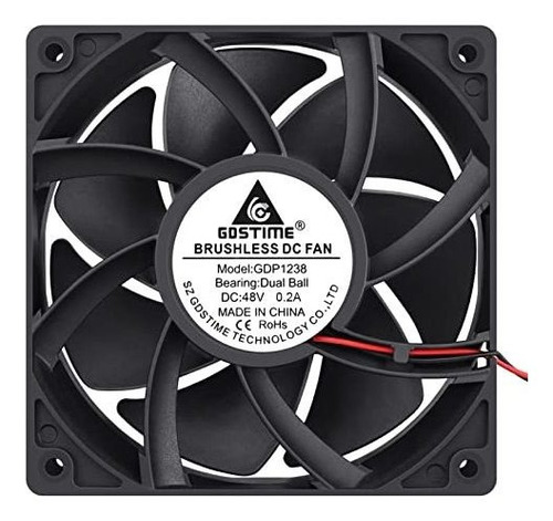 Cooler 48v 120mm X 38mm Dual Ball / 0.2a/ 3500 Rpm