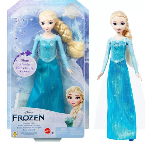 Boneca Princesa Elsa Que Canta Let It Go Importada - Frozen