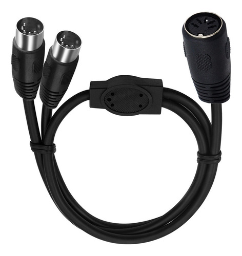 Cabo Adaptador Y Midi Din De 5 Pinos, Din 5 Pinos Macho Para