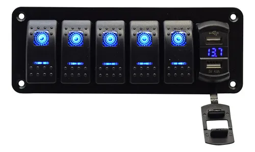 comprar Asd Panel De Interruptores Basculantes De 5 Bandas,