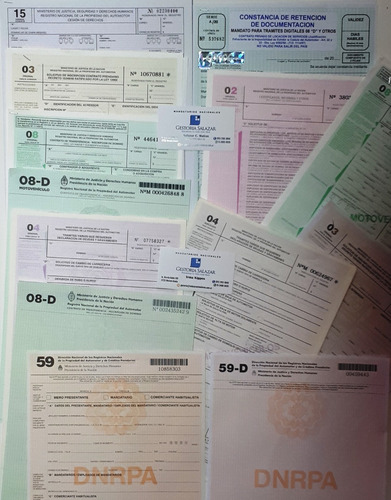Formulario 15 Cesion De Derechos **envio En El Dia**