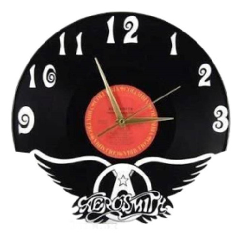 Reloj Corte Laser 0231 Aerosmith Logotipo
