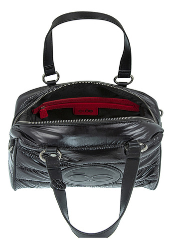 Bolsa Hobo Cloe Badani Mediano Color Negro