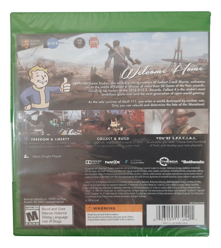 Fallout 4 Edición Estándar Físico Para Xbox One