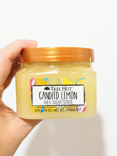 Exfoliante Corporal de Azúcar de Manteca de Karité con Limón Caramelizado Tree Hut