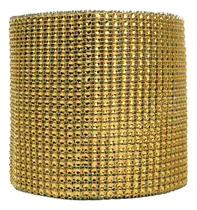 Comprar Rollo Falso Strass 24 Lineas 12cm Costura Deco X10 Yardas