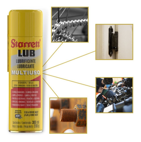 Óleo Lubrificante Desengripante Starrett Lub Multiuso 300ml