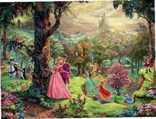 Ceaco Thomas Kinkade Disney Sleeping Beauty Jigsaw Puzzle,