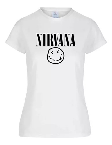 Remera Nirvana Concierto Rock Casual Unisex