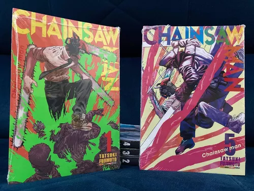 Chainsaw Man Vol. 5, de Fujimoto, Tatsuki. Editora Panini Brasil LTDA, capa  mole em português, 2022