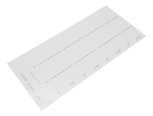 Reglas Para Acolchado Tipo Cabaña De Madera, 10 Pulgadas, Es