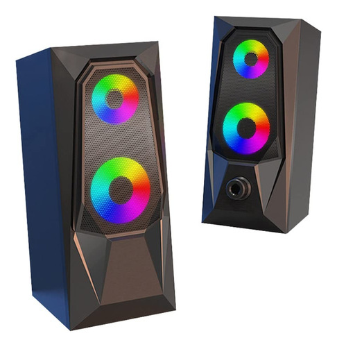 Altavoz Dinamico Rgb Para Juego Estereo Hifi S 0.138