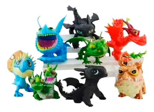 Chimuelo Como Entrenar A Tu Dragon Colección 8 Figuras