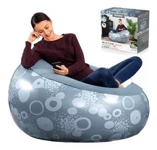 Sillón Puff Inflable Sofá Individual Colchón Bestway 75052