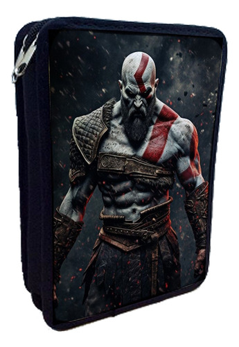 Kratos God Of War Cartuchera 2 Pisos Con O Sin Nombre