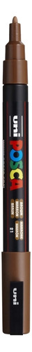 Caneta Marcador Posca Bullet Pc-3m 0.9-1.3mm - Marrom