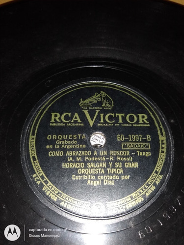 Pasta Horacio Salgan Angel Diaz Rca Victor C122