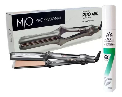 Kit Prancha Mqpro Placas D Titanium 480f° Liso Até 5x+rápido